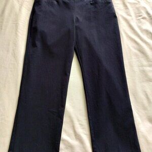 CHICO's Dark Blue Tummy Control CROPPED Pant Sz 1P